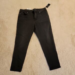 Ralph Lauren Sz 14 High rise skinny ankle black jean (NWT)